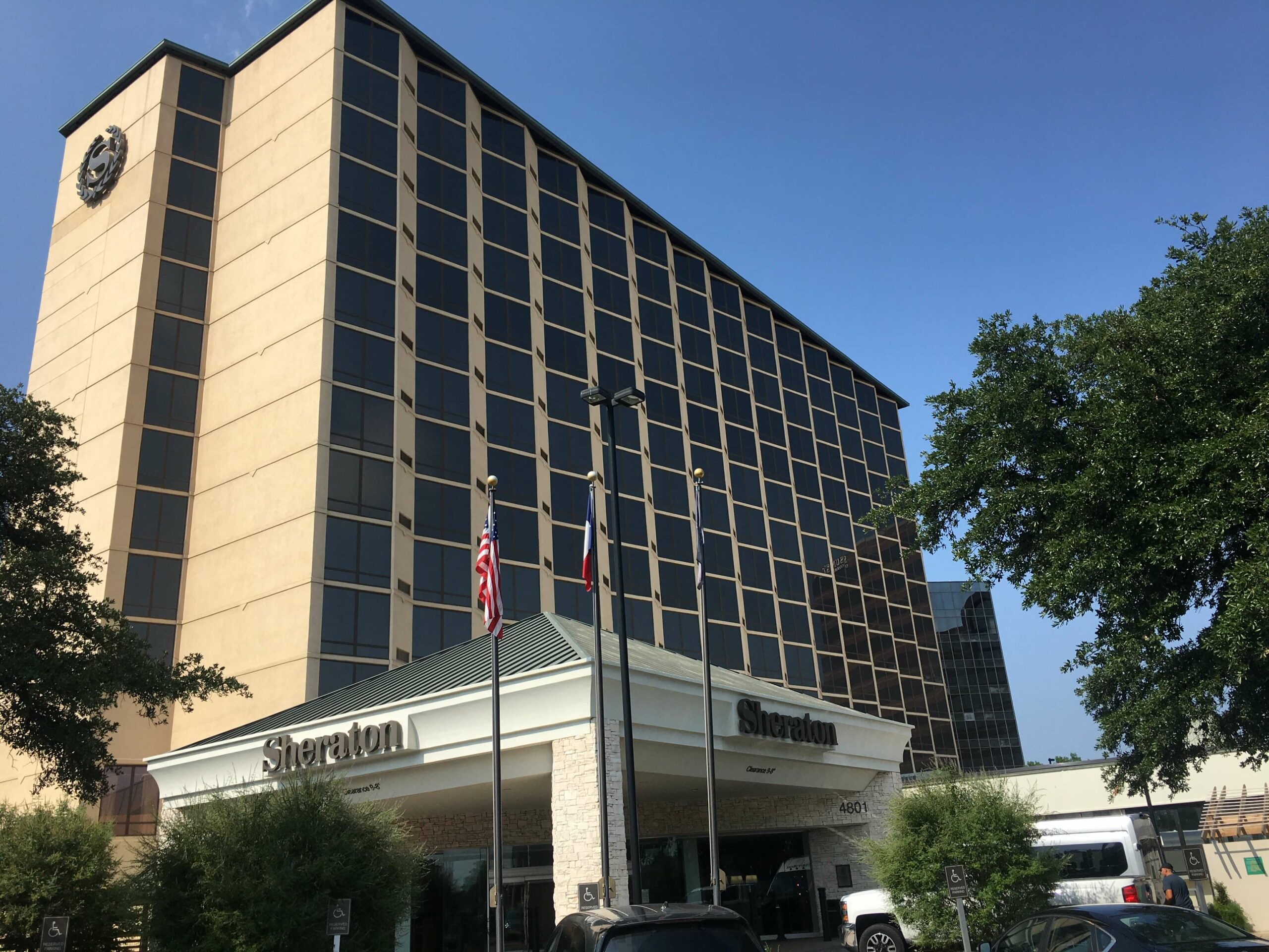 Madico Duralite 10 Window Film applied to Sheraton Hotel in Addison TX