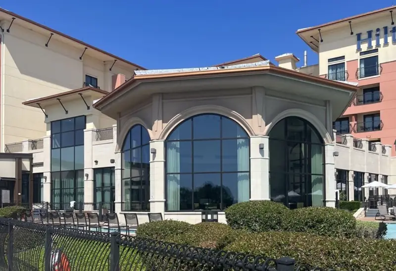 Hilton at the Harbor, Rockwall &mdash; Clear View 70 window film